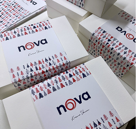 Papírová manžeta s firemním potiskem