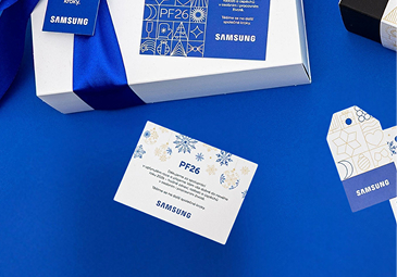 Krabička s firemním potiskem