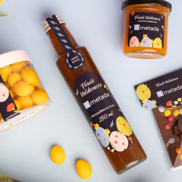 Sirup s vlastní etiketou
