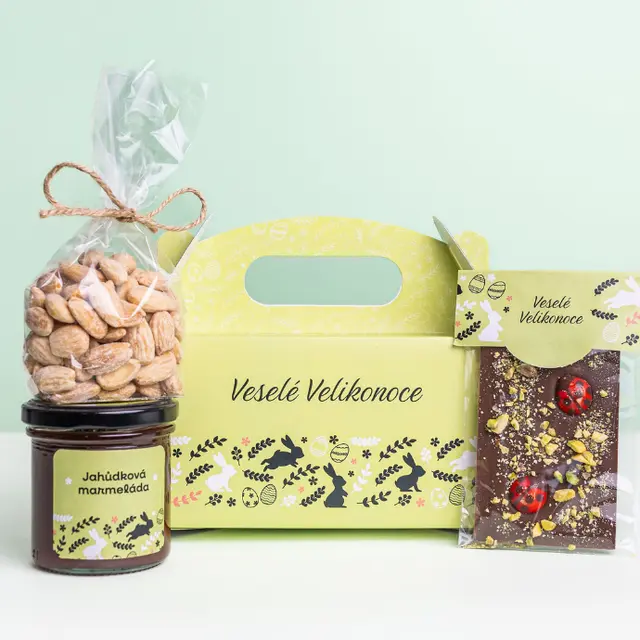 Dárek Domácí marmeláda + čokoláda + oříšky
