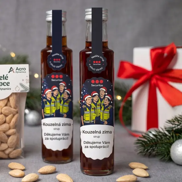 Sirup + vlastní etiketa na míru